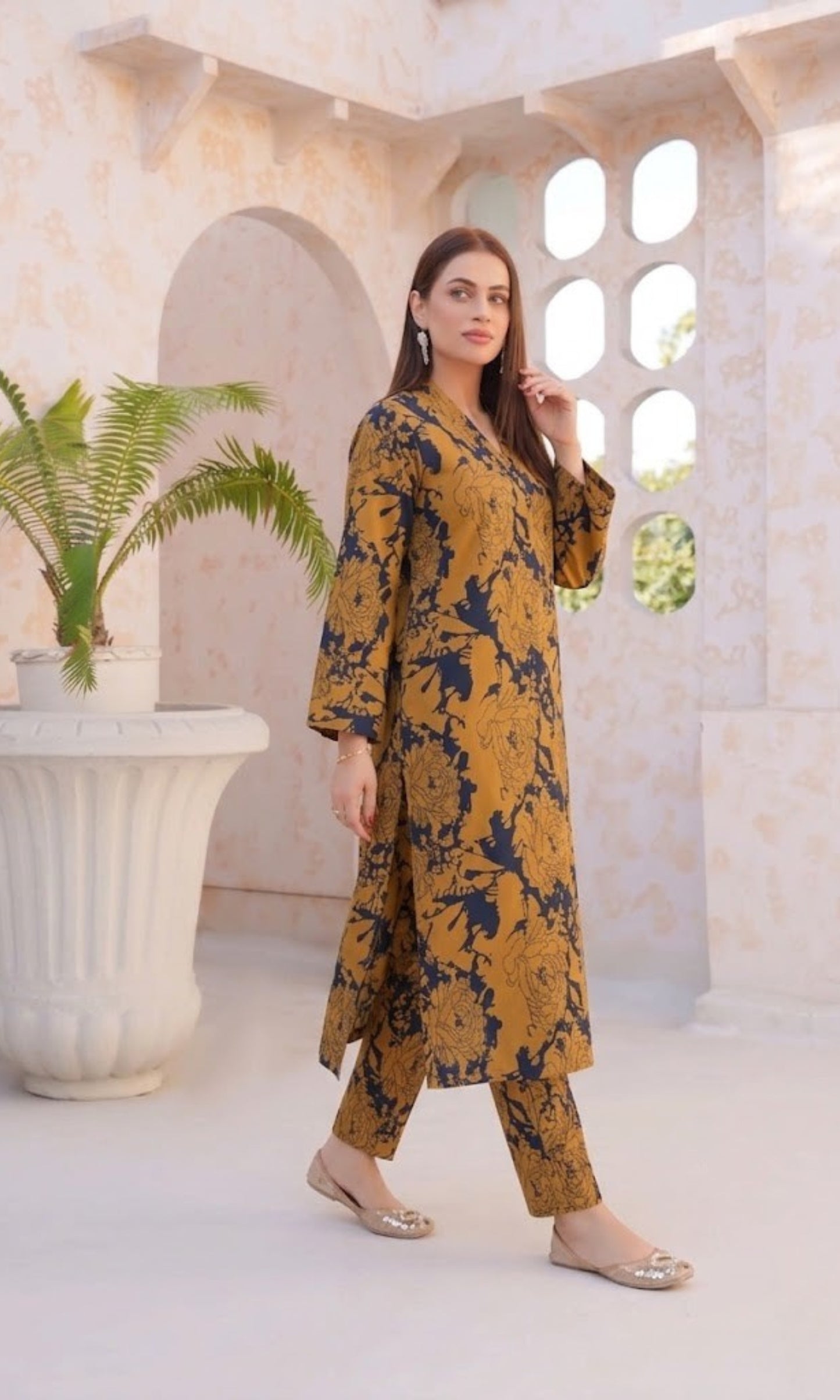 Luxury Emerald Printed Lawn Unstitched 2 Piece Summer Collection (Unstitched)