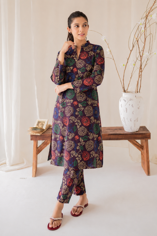 Luxury Emerald Printed Lawn Unstitched 2 Piece Summer Collection (Unstitched)