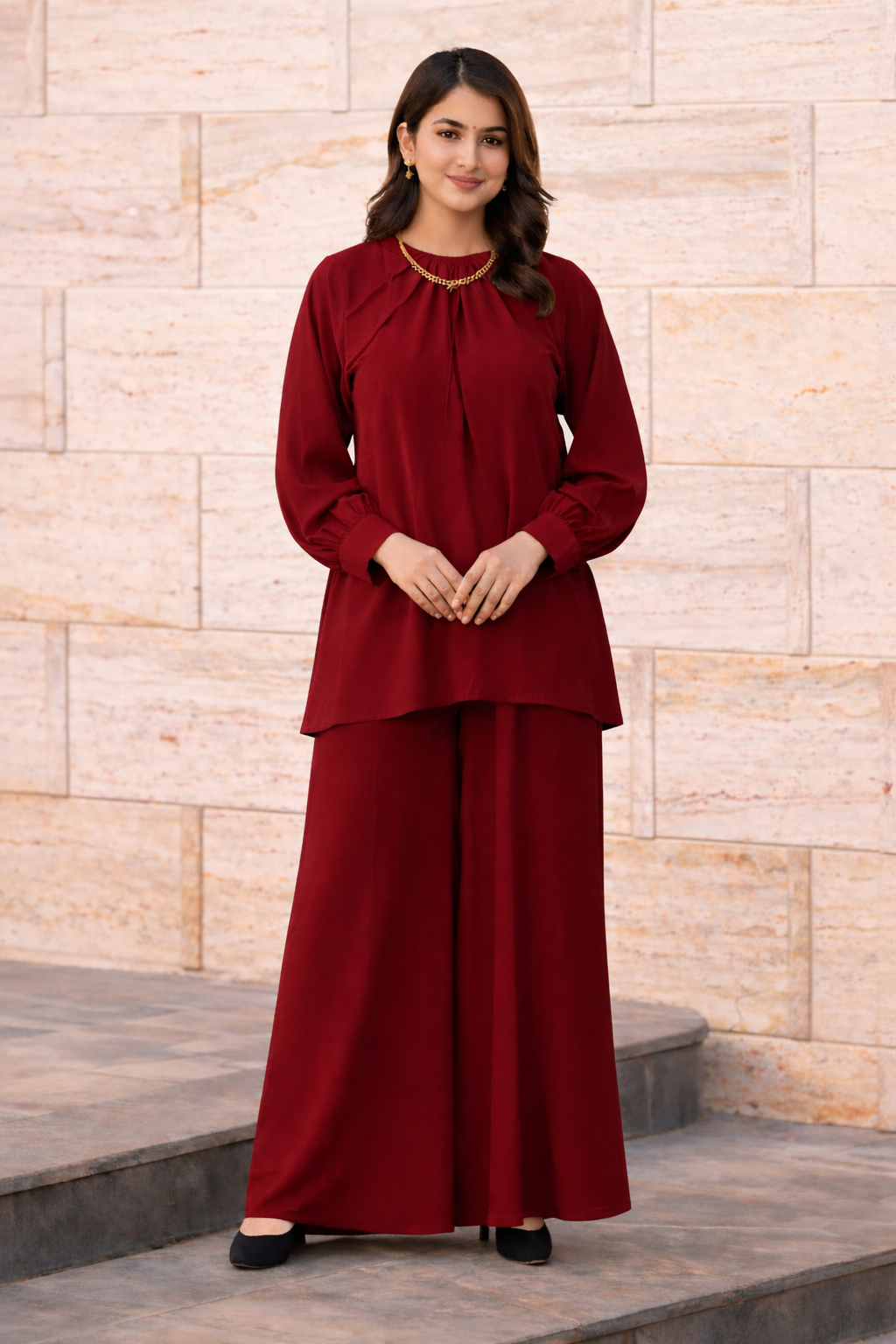 Elegant Western Two-Piece Ensemble (STITCHED)