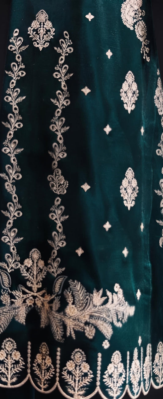 Meerab By Bin Anwar Kashmiri Shawl 3-Piece Suit (Unstitched)