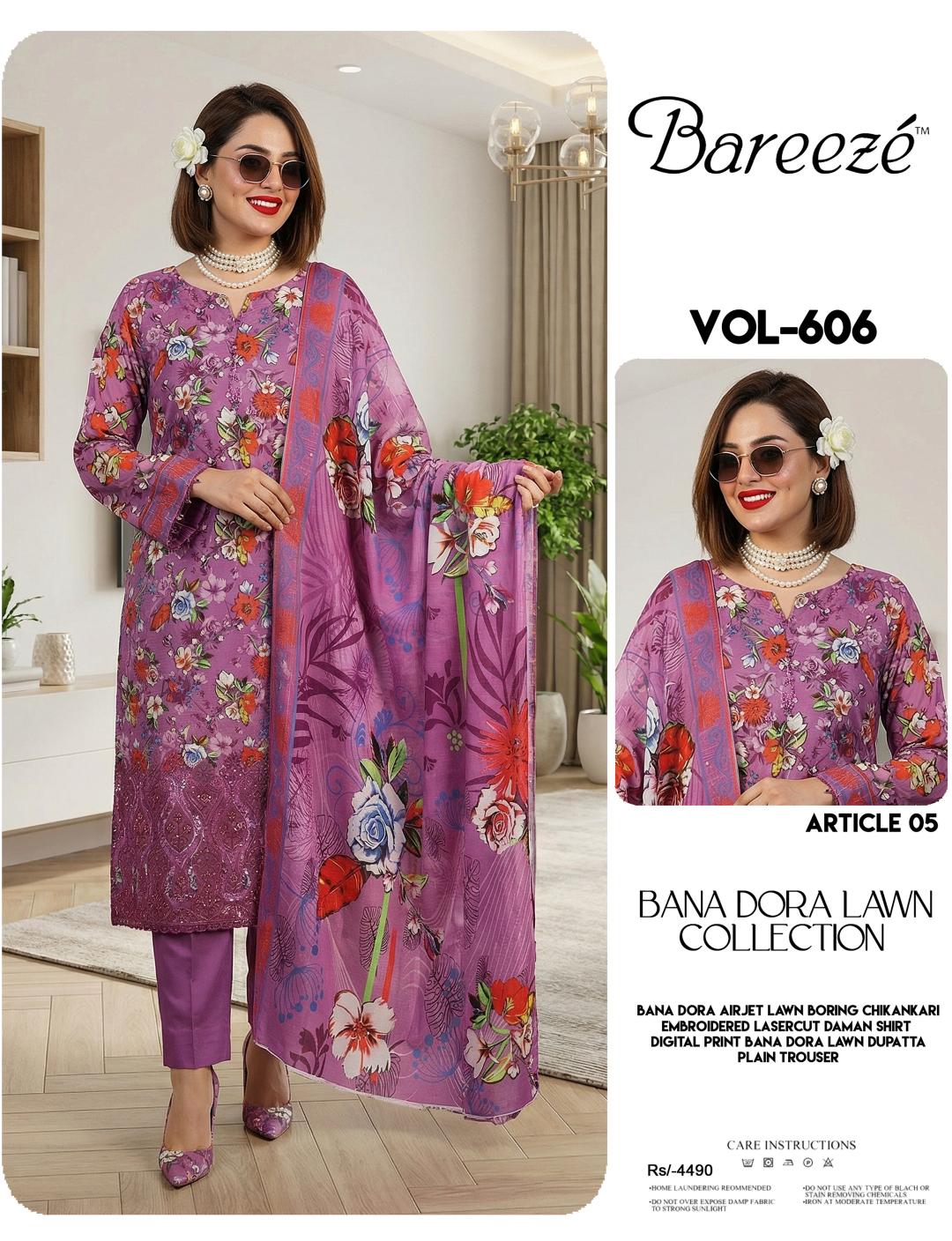 CHICKEN KARI LUXURY LAWN 3PEICE UNSTITCH