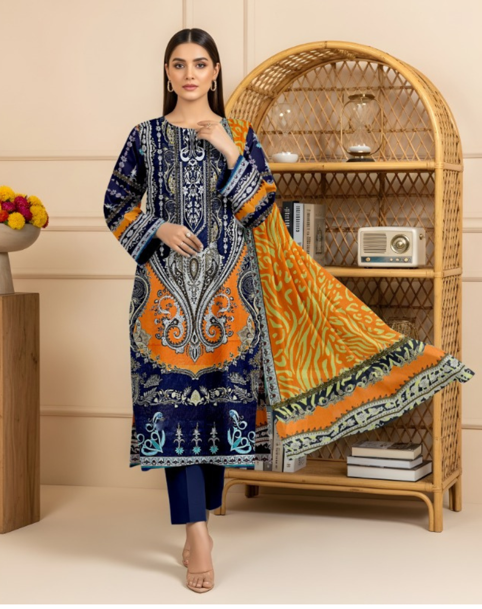 Luxury Lawn 3-Piece Suit Summer Collection