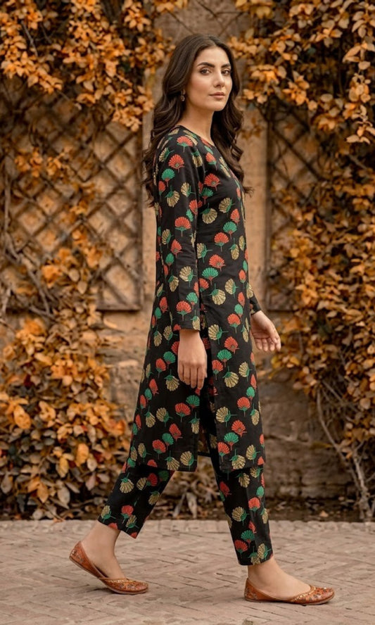 Luxury Emerald Printed Lawn Unstitched 2 Piece Summer Collection (Unstitched)