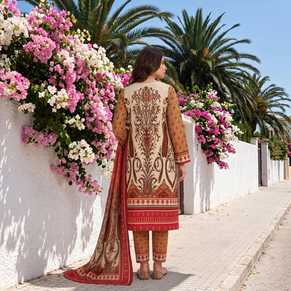 Premium Khaddar 3-Piece Ladies Suit