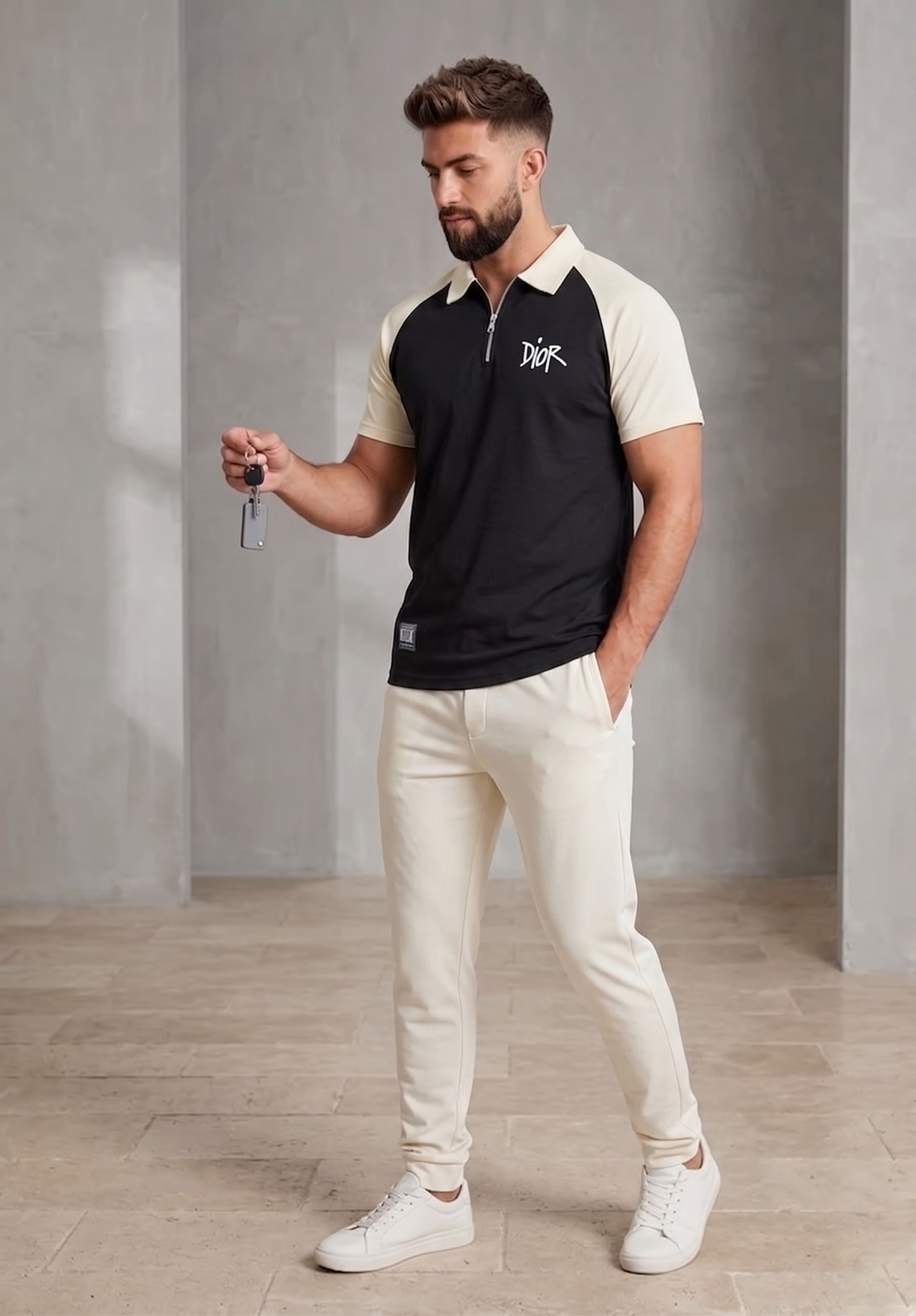 Men’s Premium Polo Tracksuit Set