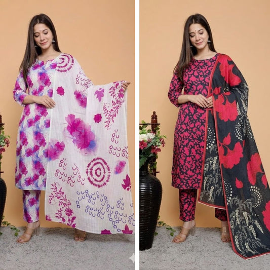BUNDEL OF TOW 3-PEICE LAWN LUXURY DIGITAL PRINT