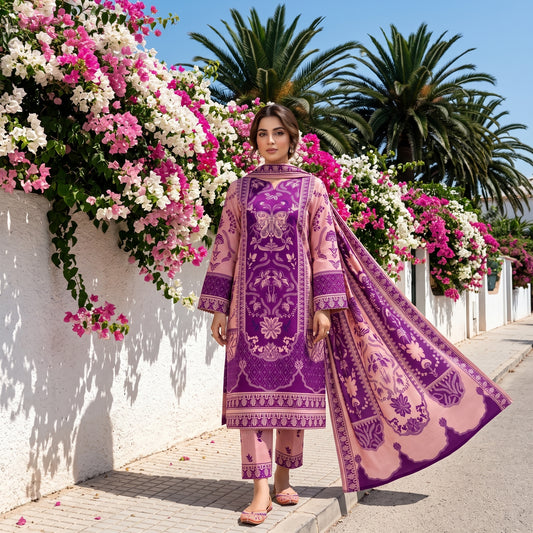 Premium Khaddar 3-Piece Ladies Suit