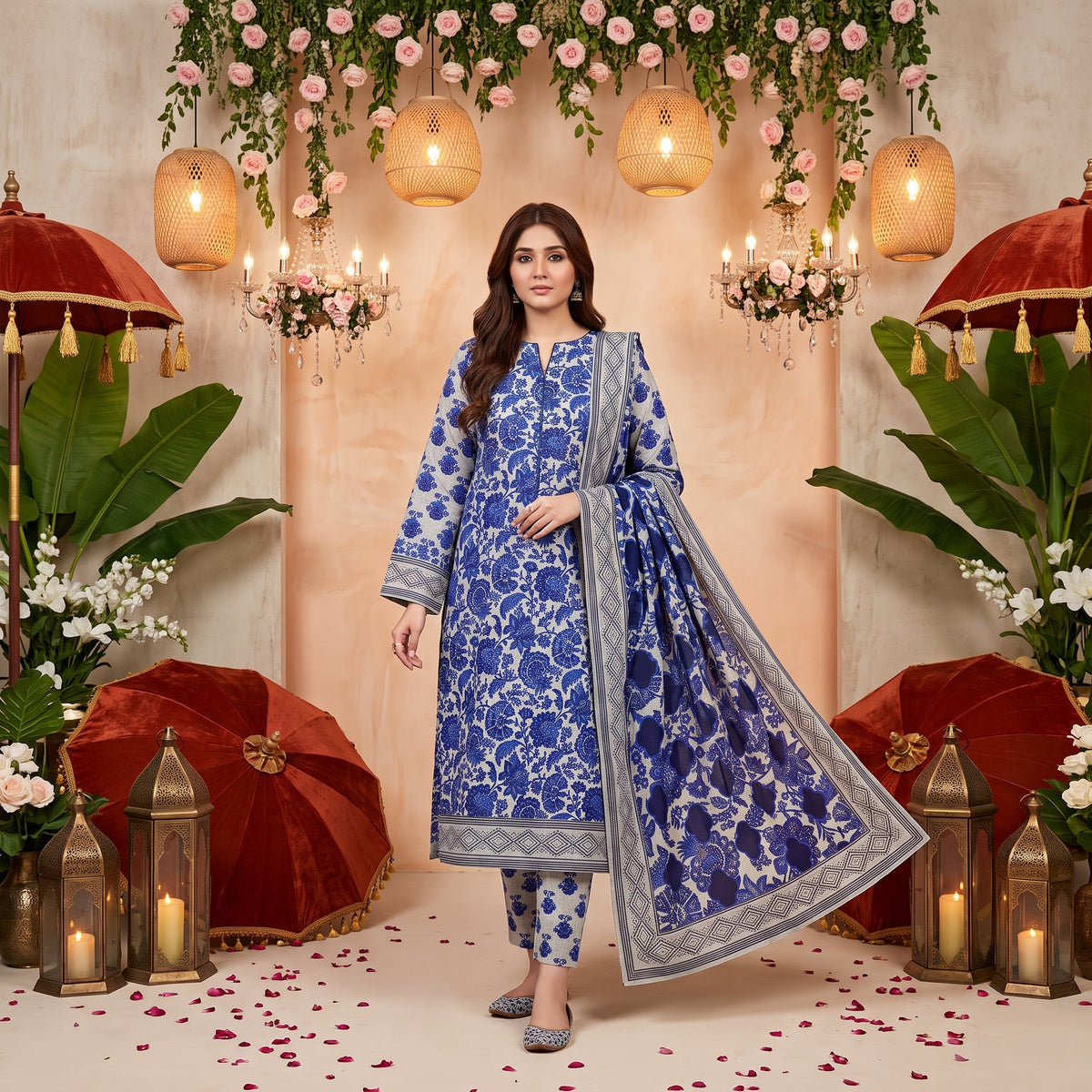 Premium Khaddar 3-Piece Ladies Suit