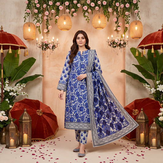 Premium Khaddar 3-Piece Ladies Suit