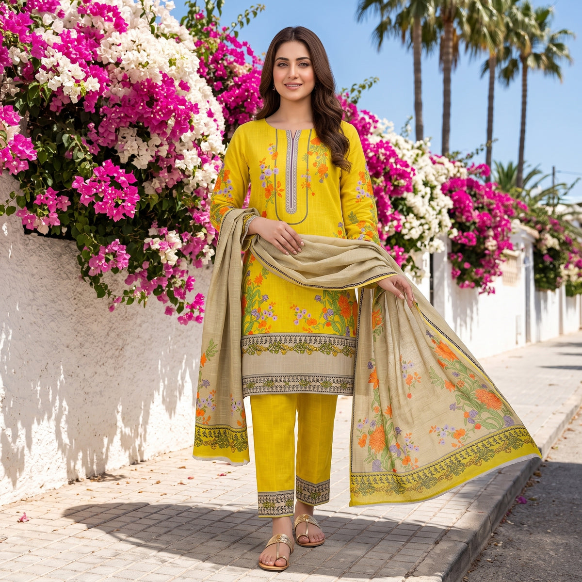 Premium Khaddar 3-Piece Ladies Suit