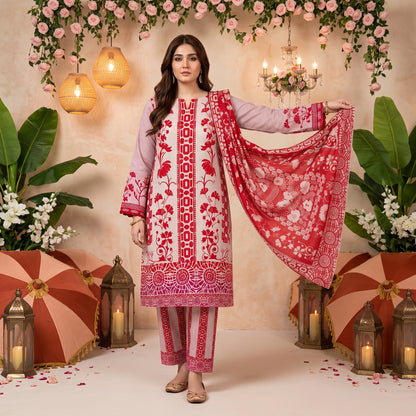 Premium Khaddar 3-Piece Ladies Suit