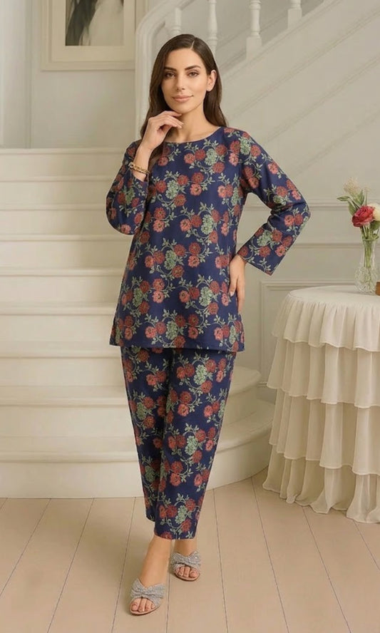 Luxury Emerald Printed Lawn Unstitched 2 Piece Summer Collection (Unstitched)