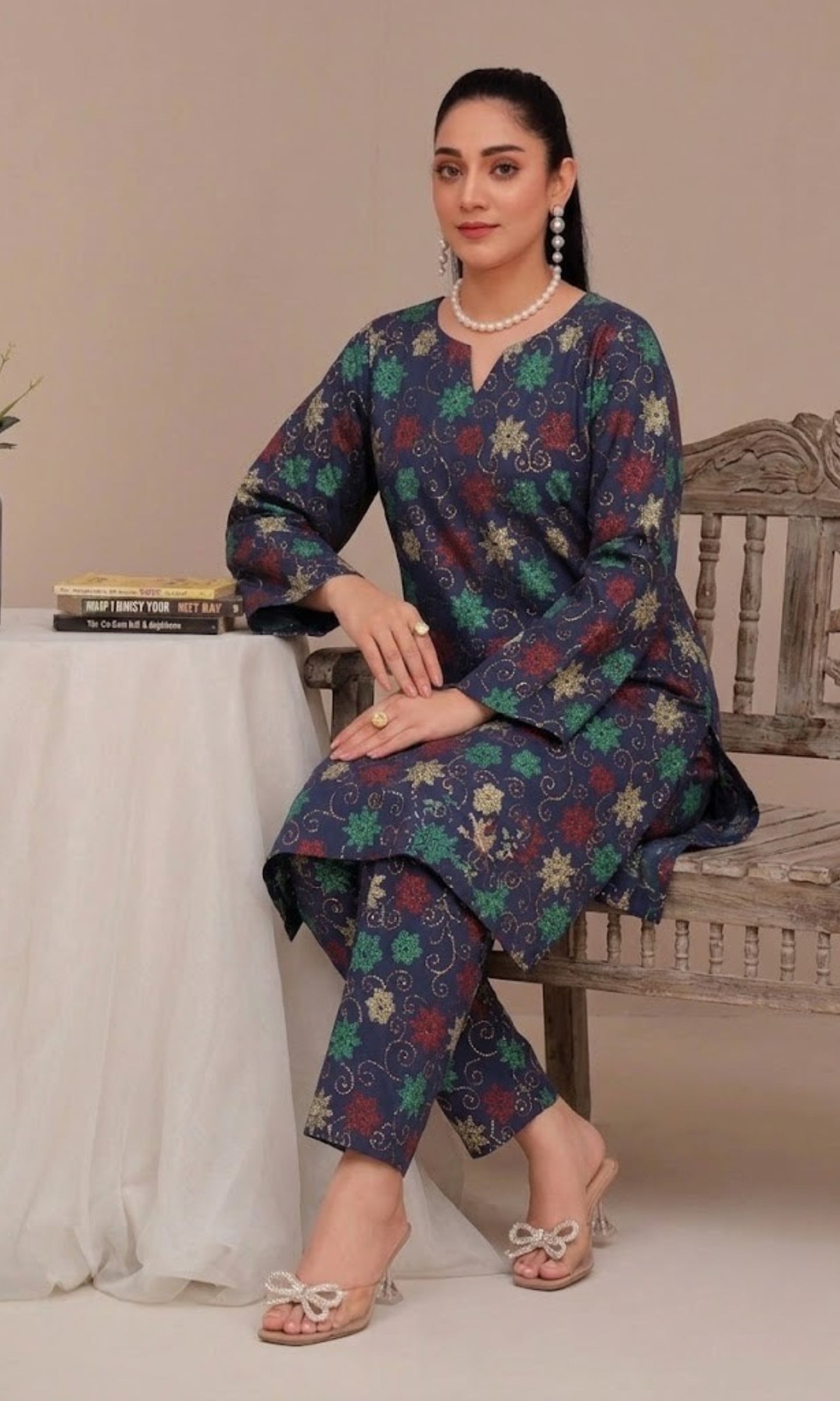 Luxury Emerald Printed Lawn Unstitched 2 Piece Summer Collection (Unstitched)