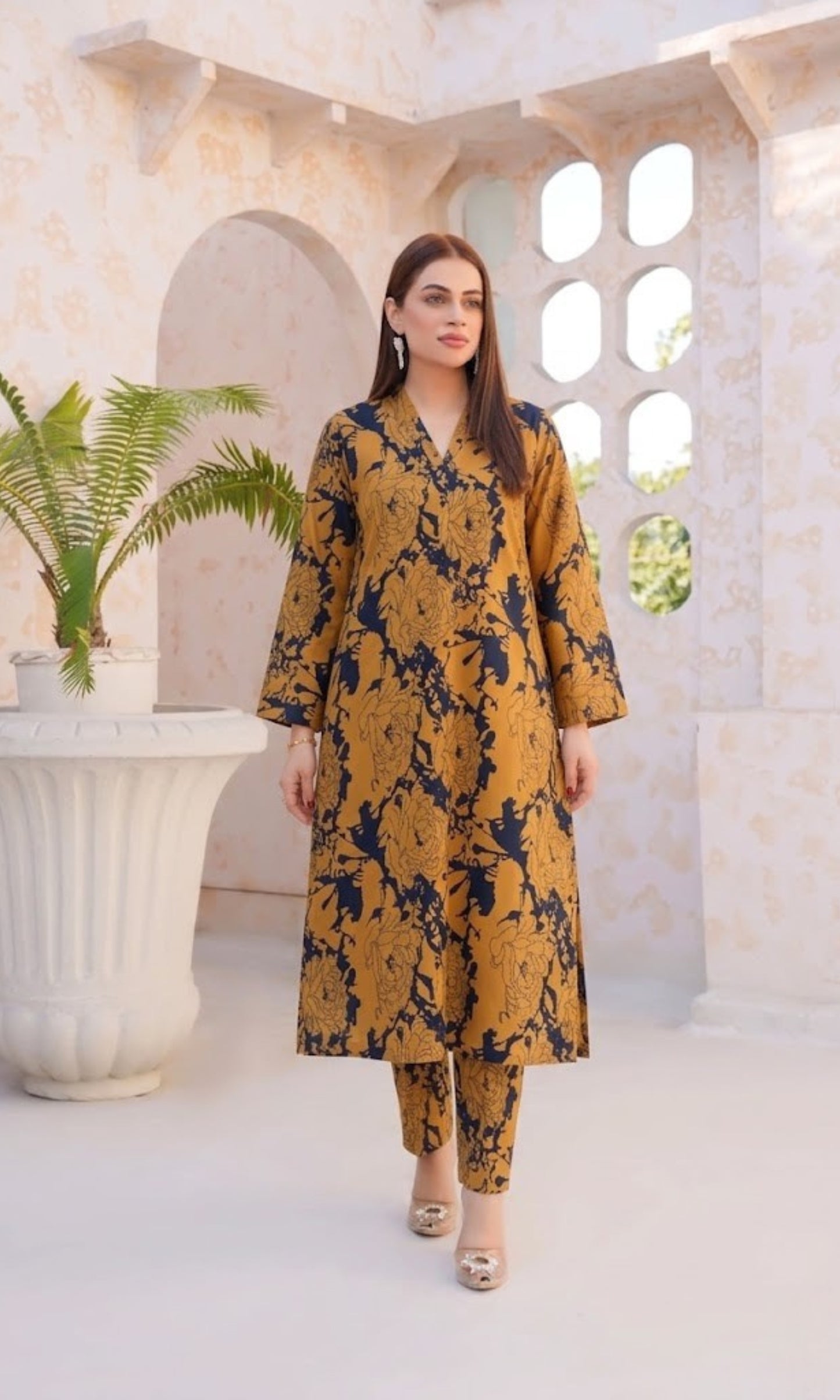 Luxury Emerald Printed Lawn Unstitched 2 Piece Summer Collection (Unstitched)