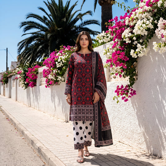 Premium Khaddar 3-Piece Ladies Suit