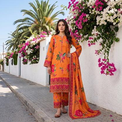 Premium Khaddar 3-Piece Ladies Suit