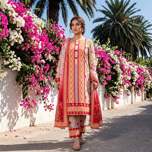 Premium Khaddar 3-Piece Ladies Suit