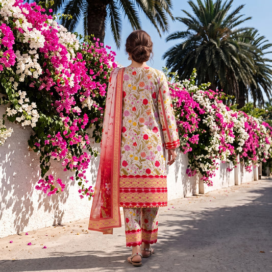 Premium Khaddar 3-Piece Ladies Suit