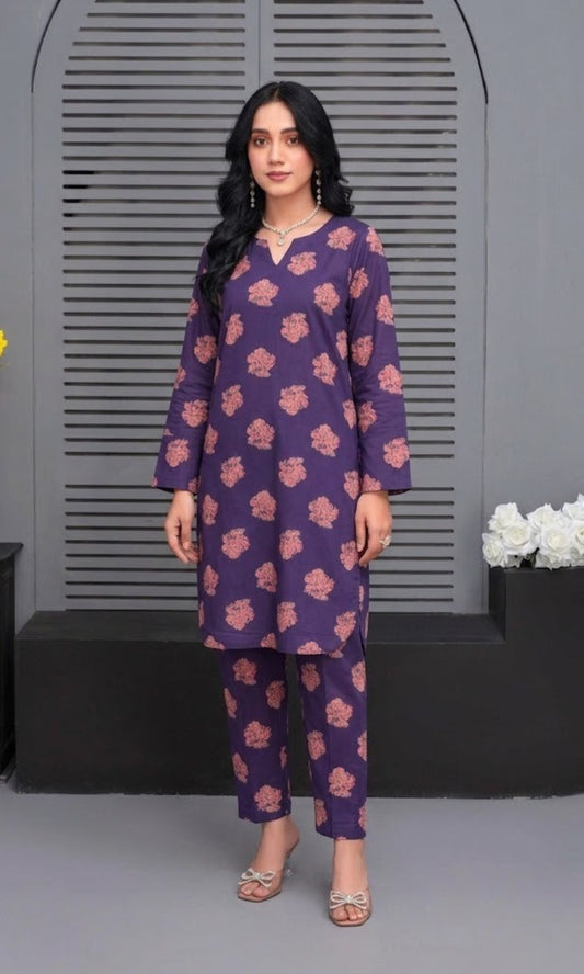 Luxury Emerald Printed Lawn Unstitched 2 Piece Summer Collection (Unstitched)