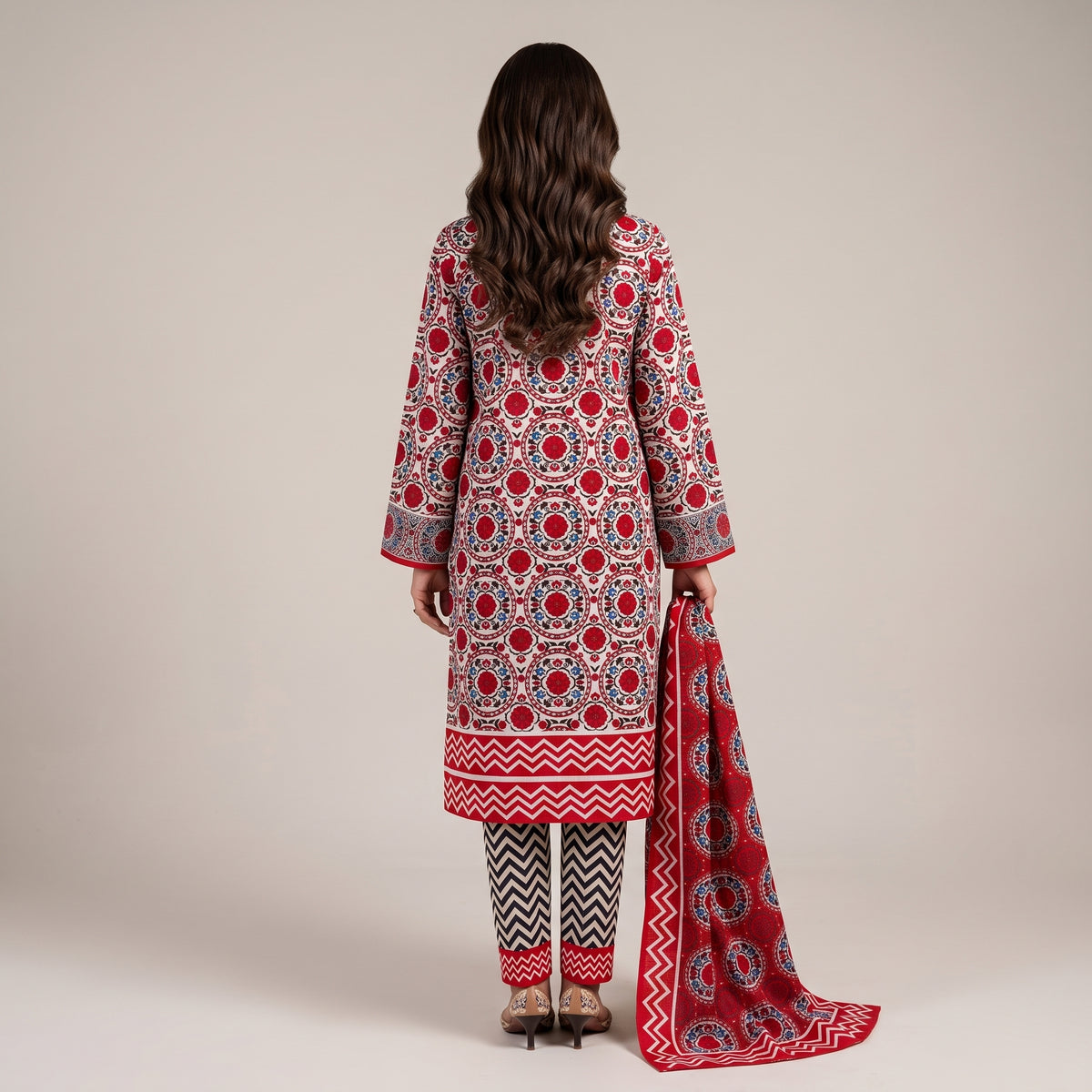 Premium Khaddar 3-Piece Ladies Suit