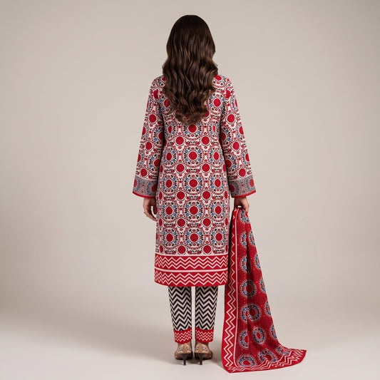 Premium Khaddar 3-Piece Ladies Suit