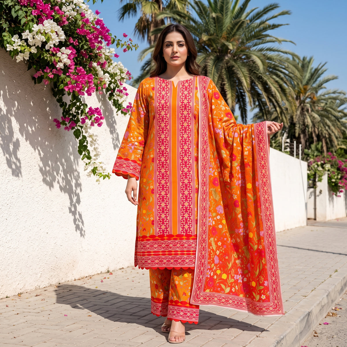 Premium Khaddar 3-Piece Ladies Suit