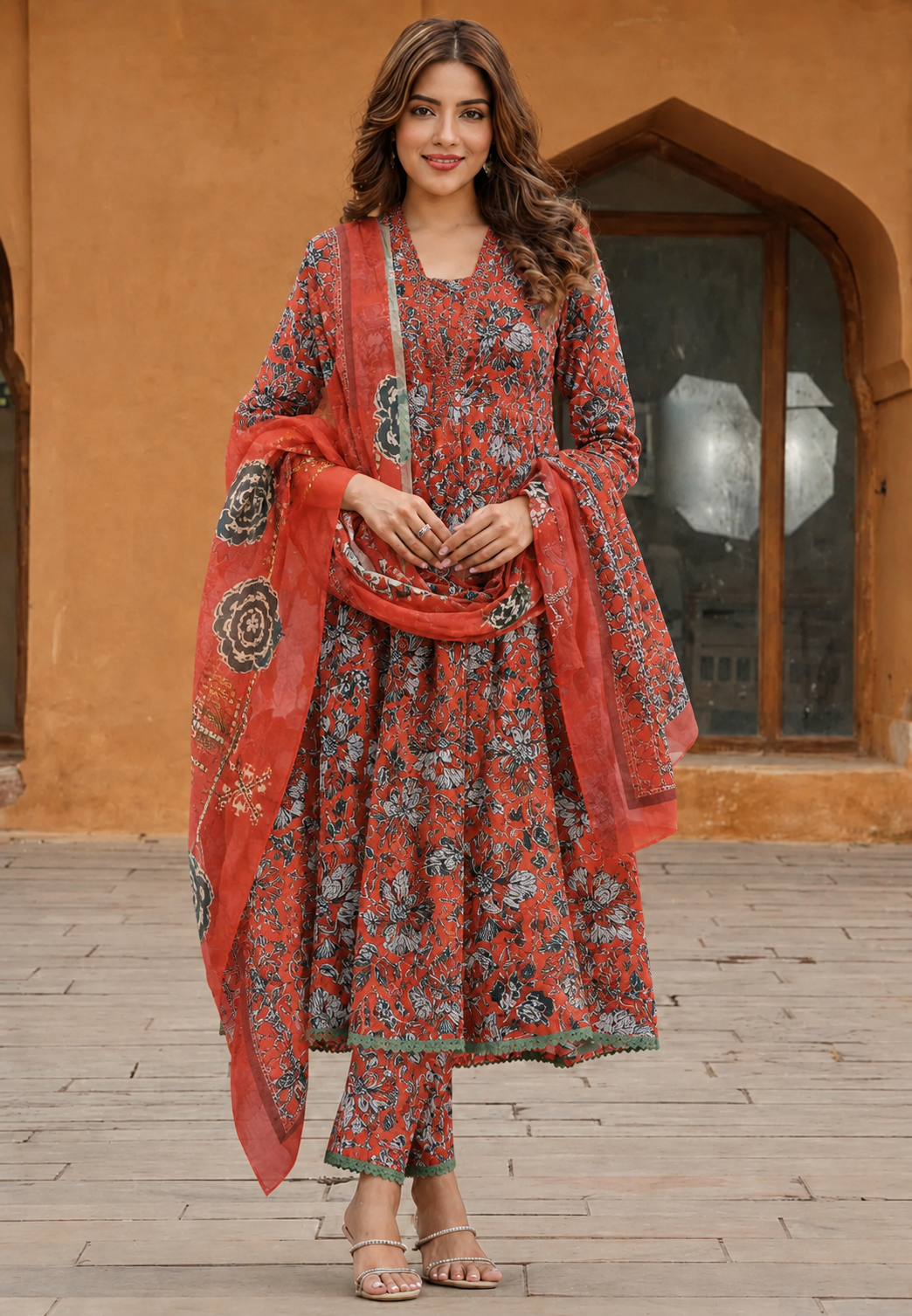 3Pc Unstitched Printed Lawn Suits for Women (Unstitched)