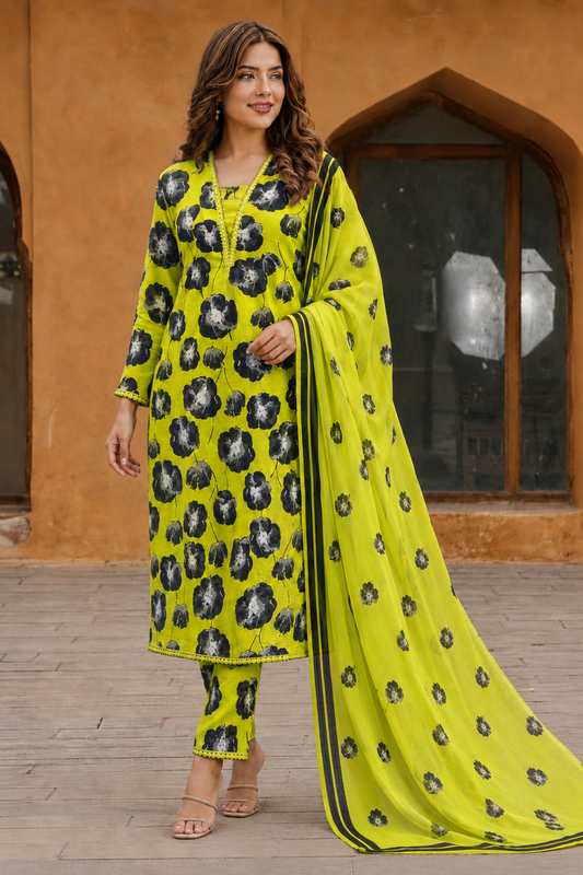 3Pc Unstitched Printed Lawn Suits for Women (Unstitched)