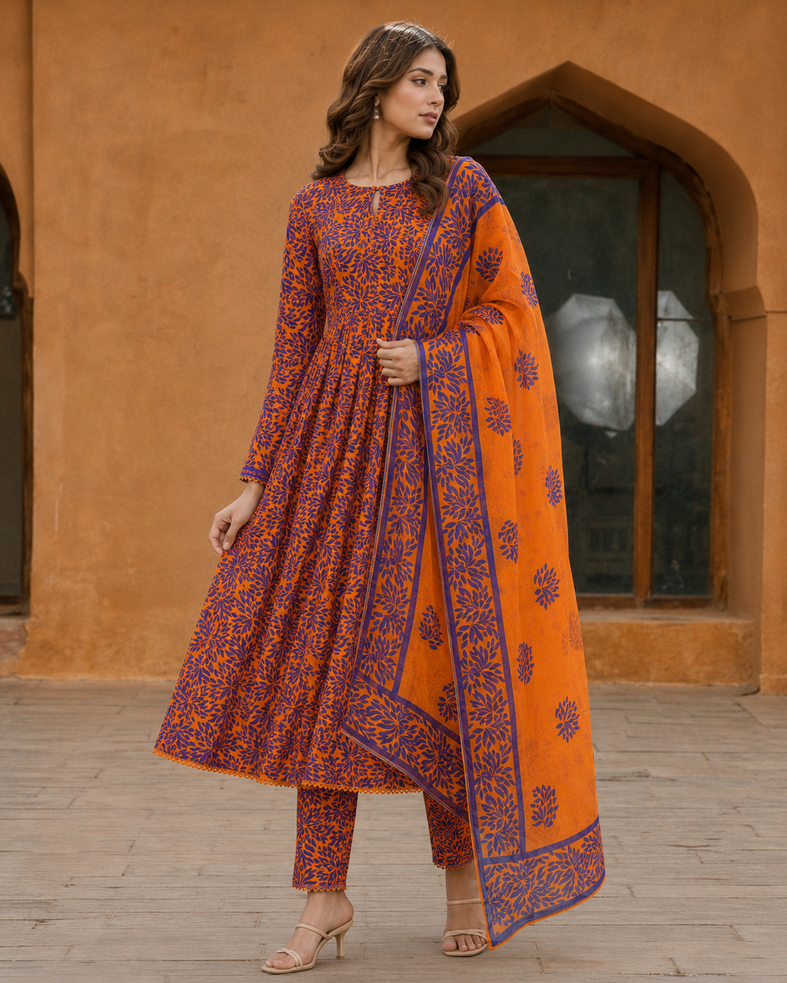 3Pc Unstitched Printed Lawn Suits for Women (Unstitched)