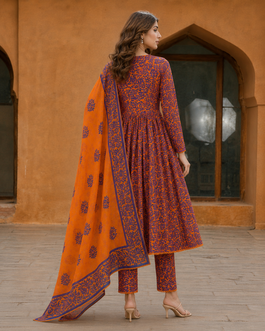 3Pc Unstitched Printed Lawn Suits for Women (Unstitched)