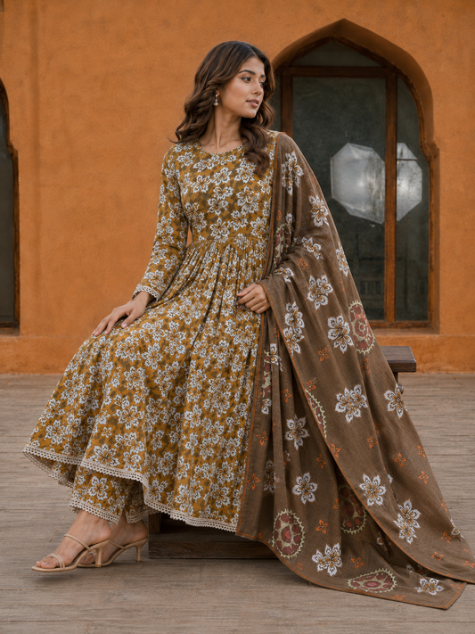 3Pc Unstitched Printed Lawn Suits for Women (Unstitched)