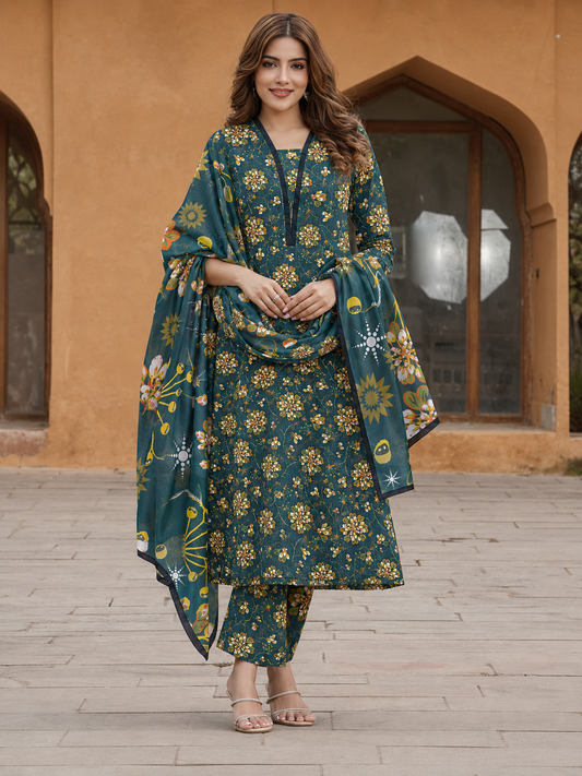 3Pc Unstitched Printed Lawn Suits for Women (Unstitched)