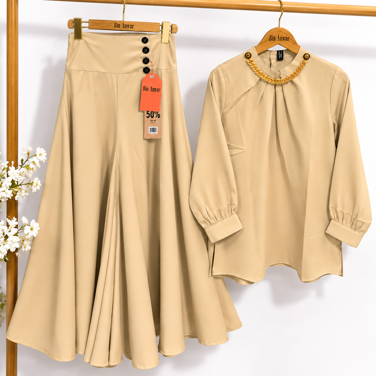 Western Trendy Chain With Plazo Suit | Bin Anwar Special Sale Article
