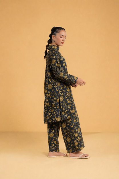 Bin Anwar Print Lawn Luxury 2 Piece Suit – Elegant Summer Collection ( Unstitched)