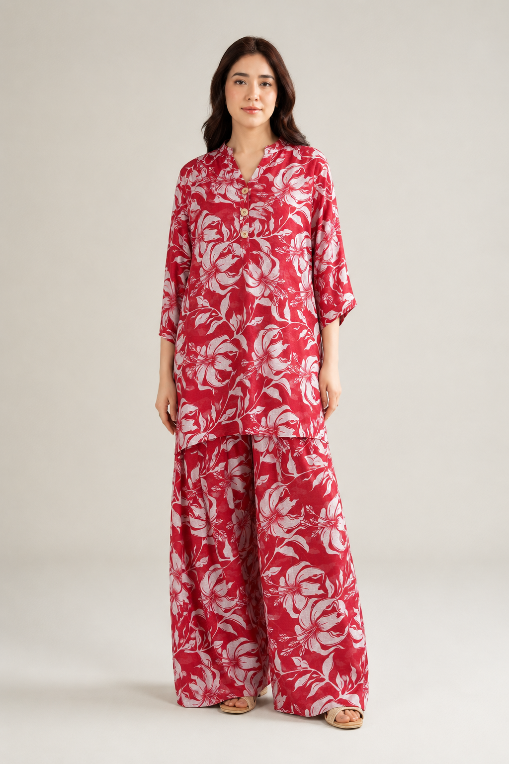 Bin Anwar Print Lawn Luxury 2 Piece Suit – Elegant Summer Collection ( Unstitched)