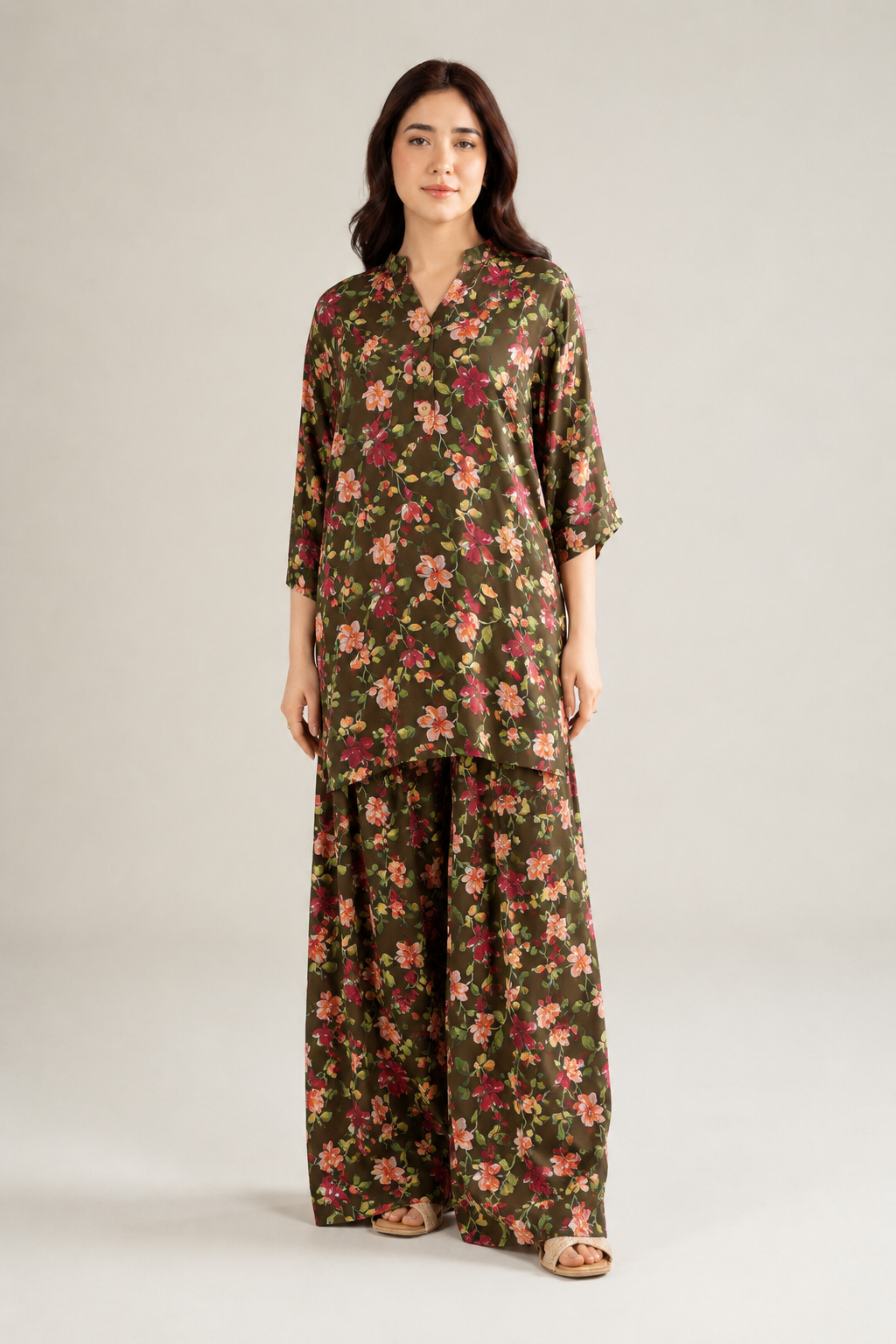 Bin Anwar Print Lawn Luxury 2 Piece Suit – Elegant Summer Collection ( Unstitched)