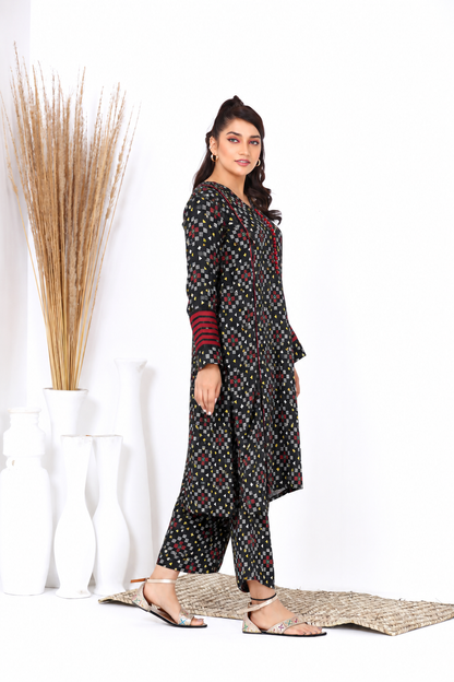 Bin Anwar Print Lawn Luxury 2 Piece Suit – Elegant Summer Collection ( Unstitched)