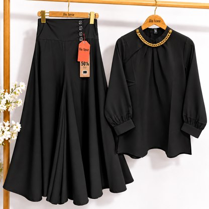 Western Trendy Chain With Plazo Suit | Bin Anwar Special Sale Article