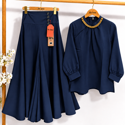 Western Trendy Chain With Plazo Suit | Bin Anwar Special Sale Article