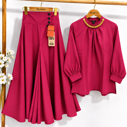 Western Trendy Chain With Plazo Suit | Bin Anwar Special Sale Article