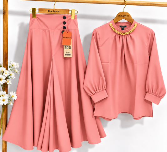 Western Trendy Chain With Plazo Suit | Bin Anwar Special Sale Article