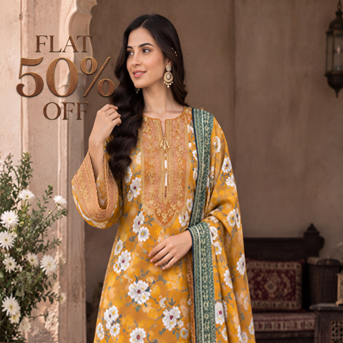 FLAT 50% OFF