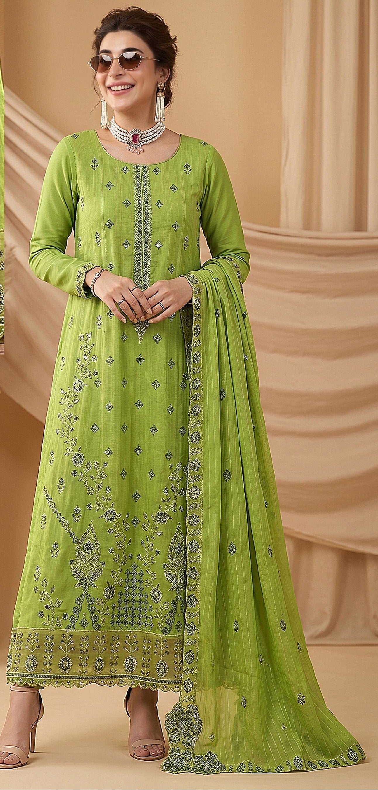 Bin Anwar Shaheen Luxury Embroidered 3-Piece Lawn Suit with Fancy Dupatta