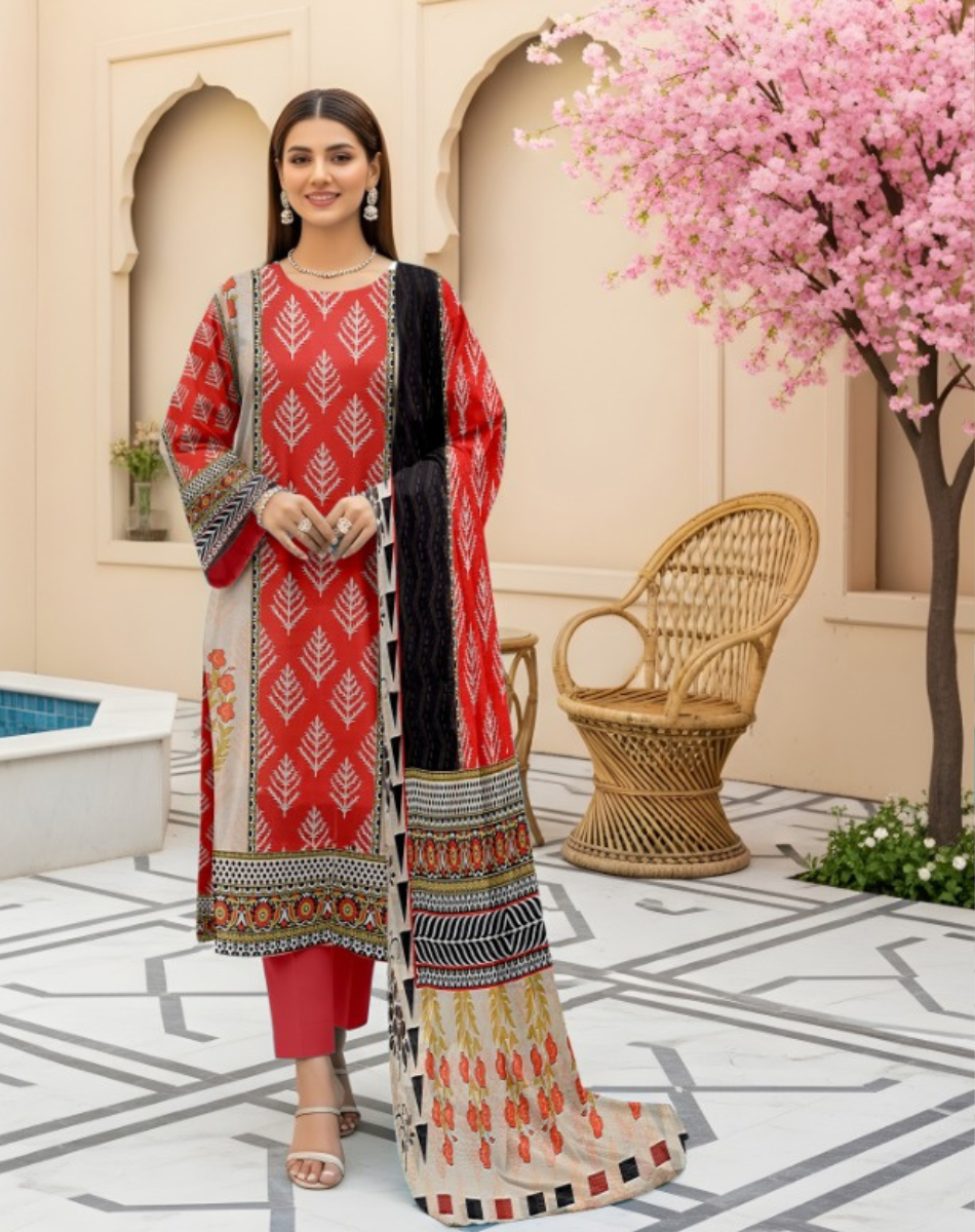 Premium Quality Lawn 3-Piece Printed