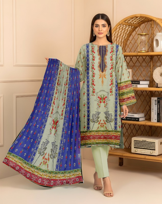 Luxury Lawn 3-Piece Suit Summer Collection