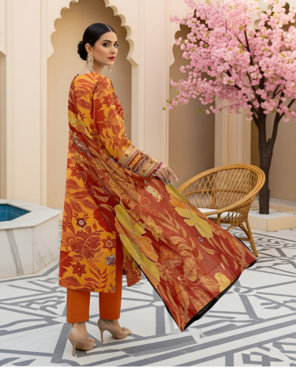 Premium Quality Lawn 3-Piece Printed