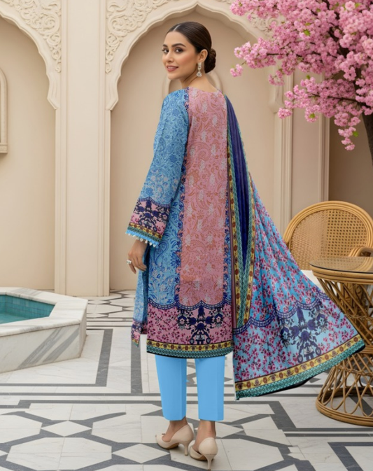 Premium Quality Lawn 3-Piece Printed