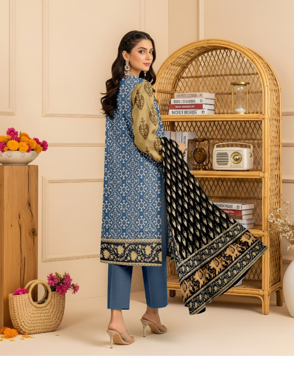 Luxury Lawn 3-Piece Suit Summer Collection