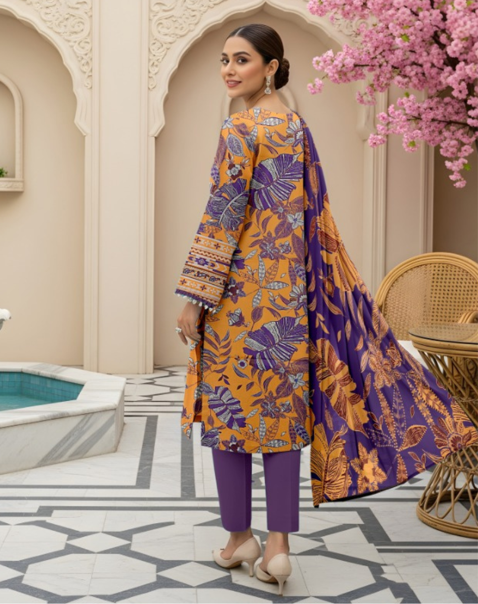 Premium Quality Lawn 3-Piece Printed
