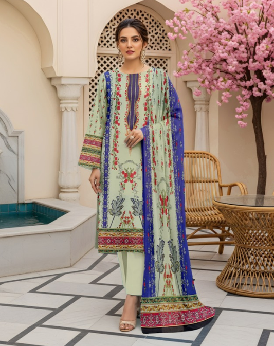 Premium Quality Lawn 3-Piece Printed